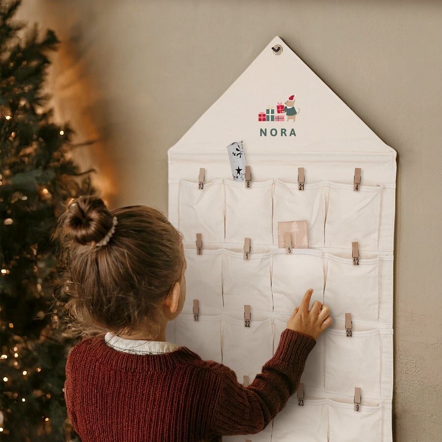Making a fabric Advent calendar