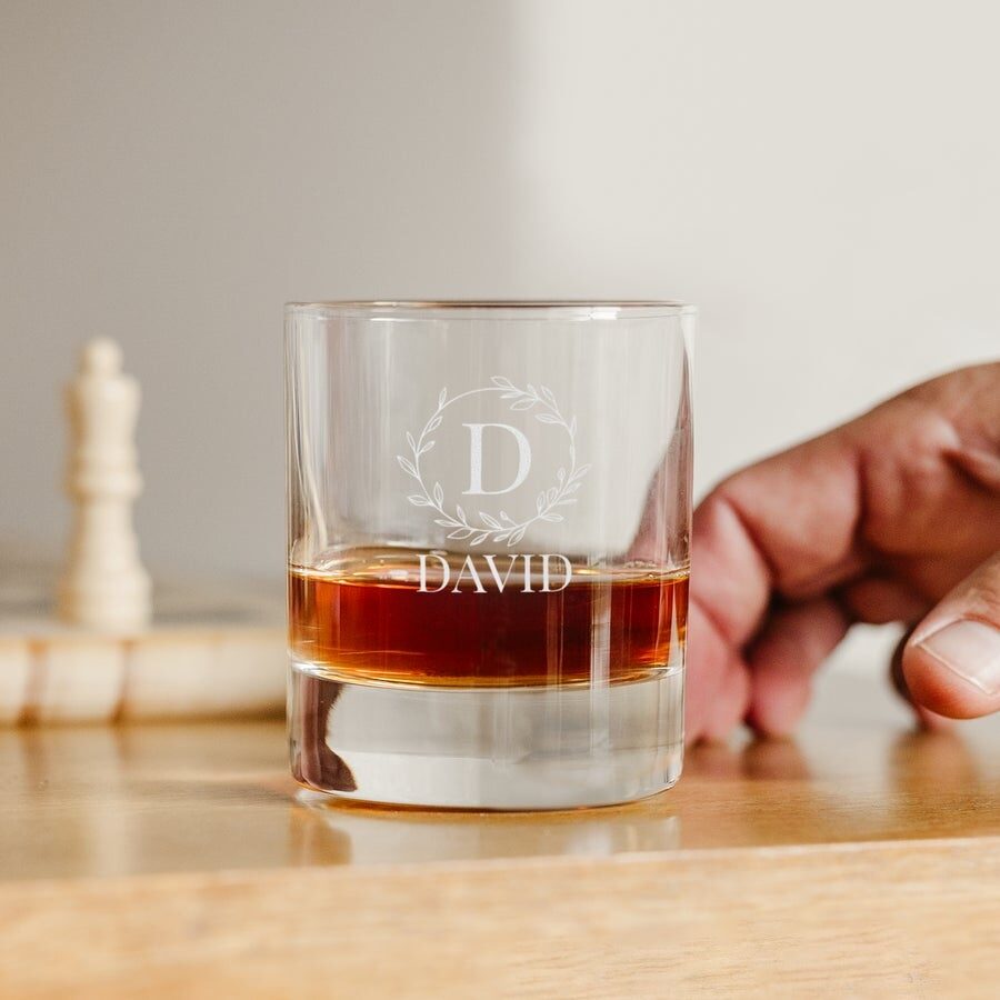 Whiskey glass with name (1 Stuk)
