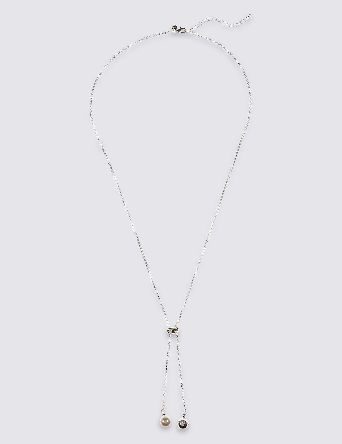 Modern Pearl Effect Necklace