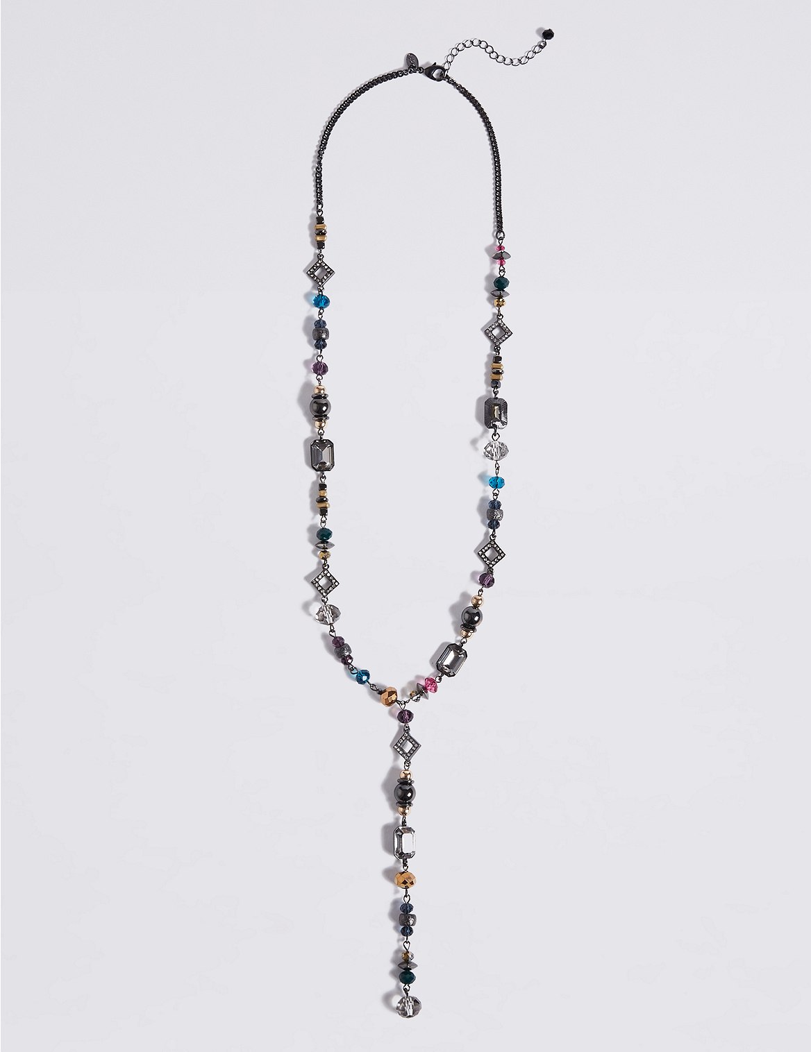 Pretty Beaded Long Necklace