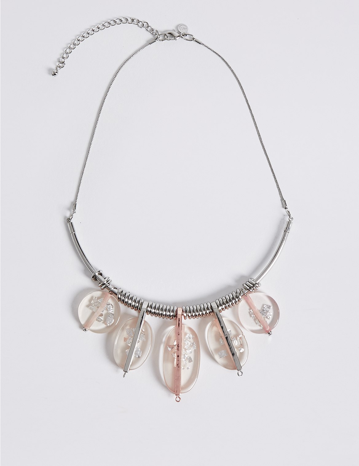 Resin Chip Torque Necklace