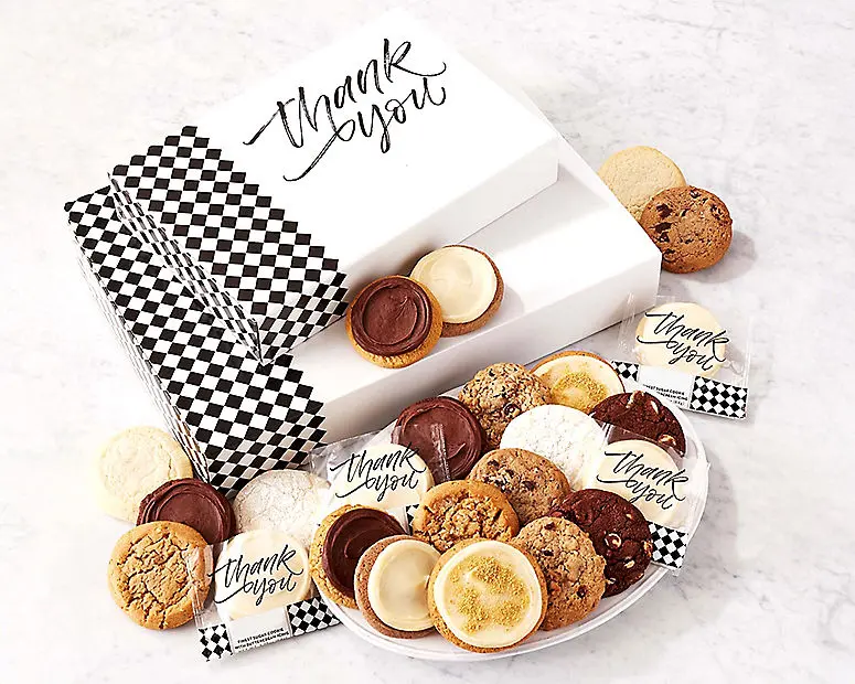 Thank You Gift Box - 12 Assorted Cookies