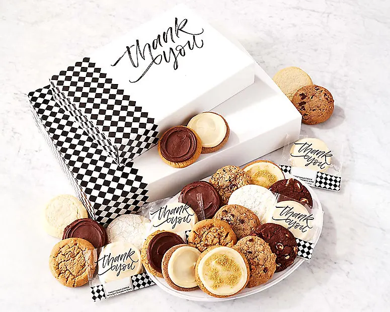 Thank You Gift Box - 24 Assorted Cookies