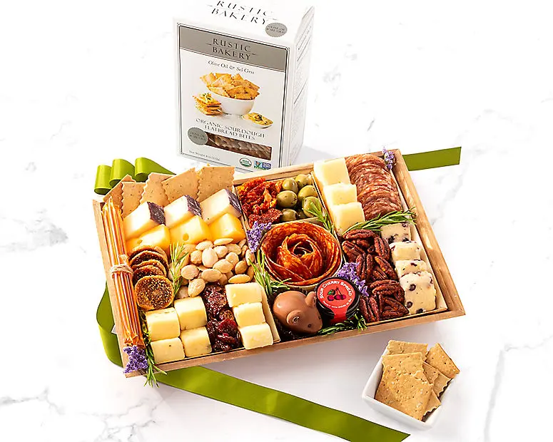 Charcuterie Deluxe Meat and Cheese Board