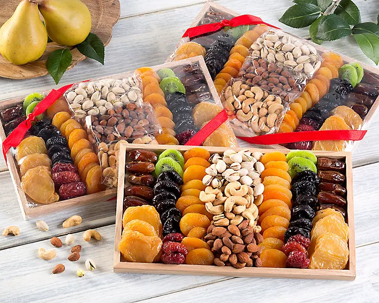 Gourmet Dried Fruit & Nut Collection - 3 Pack
