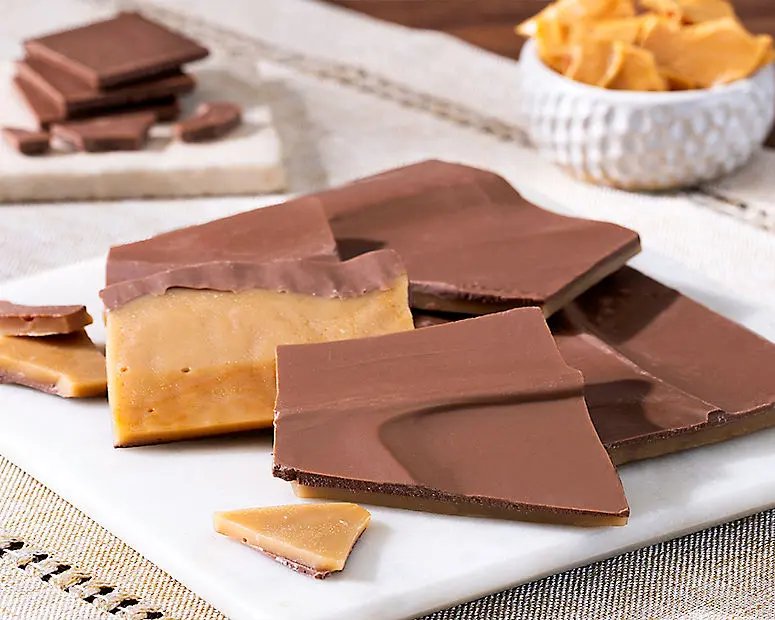Milk Chocolate Toffee Crunch Bark - Nut Free