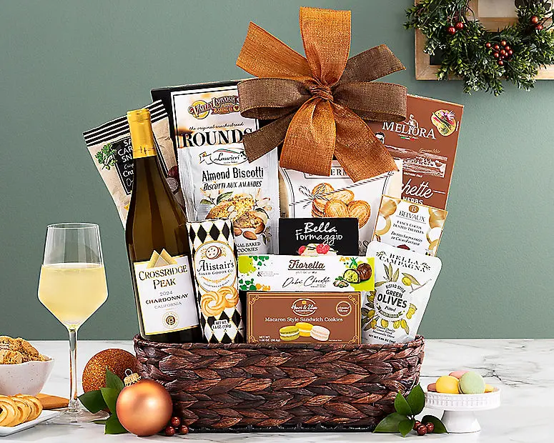 Crossridge Peak Chardonnay Bon Appetit Wine Basket