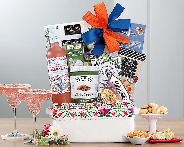Flybird Watermelon Cucumber Margarita Basket