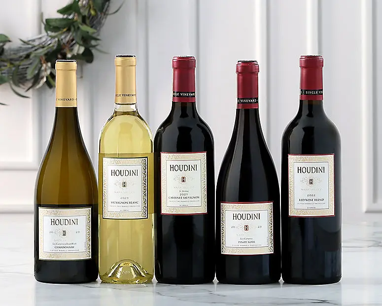 Houdini Napa Valley Red and White Wine Collection