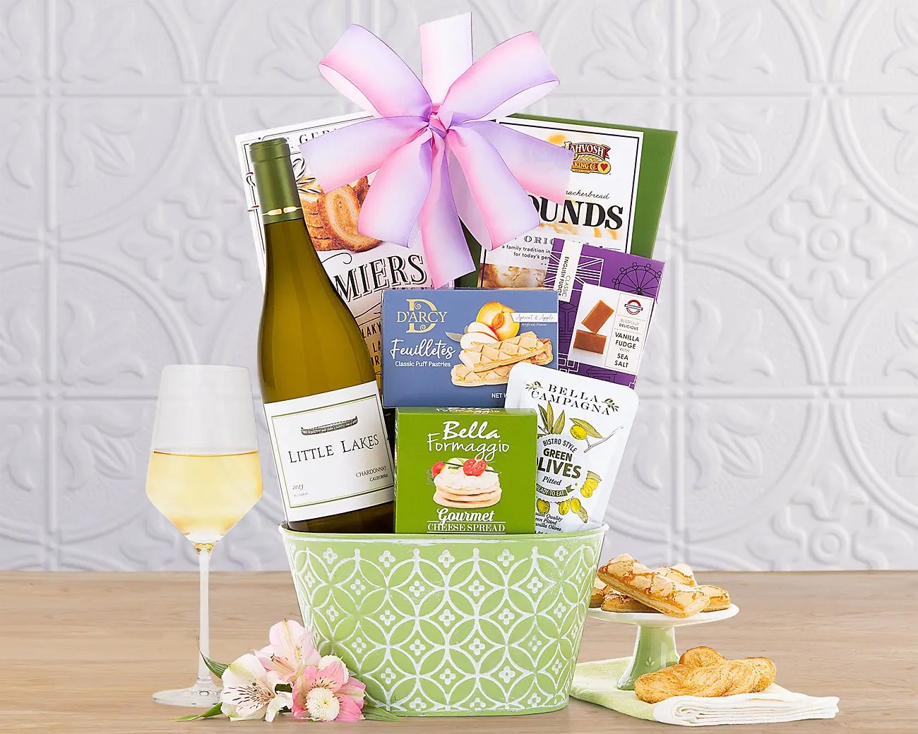 Little Lakes Cellars Chardonnay Gift Basket