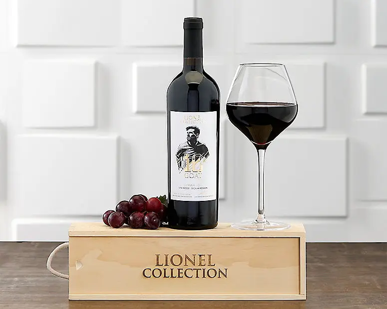 Messi Syrah 1 Bottle Wine Gift - Shipping 06/01/2026