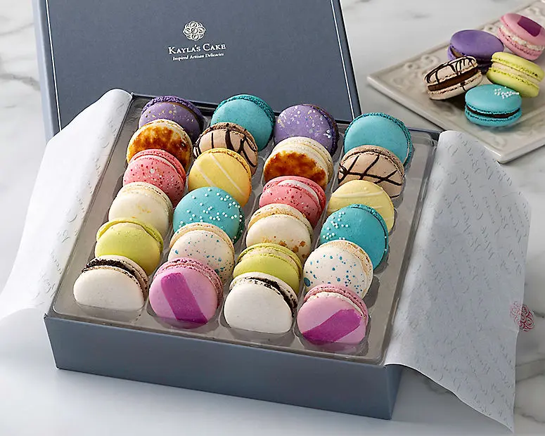 Kayla's Bakery Premium Box of 24 Macarons
