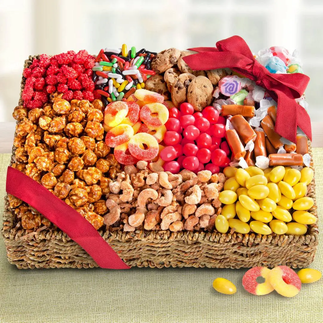 Snacks and Sweets Gourmet Gift Basket