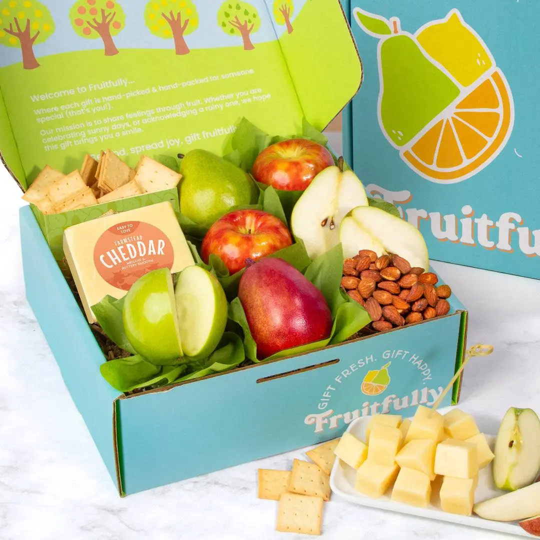 Perfect Pairings Fruit and Cheese Gourmet Gift Box