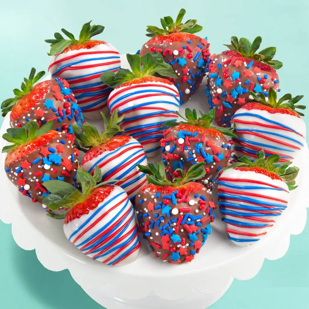 Celebrate Freedom Strawberries - 12 Berries