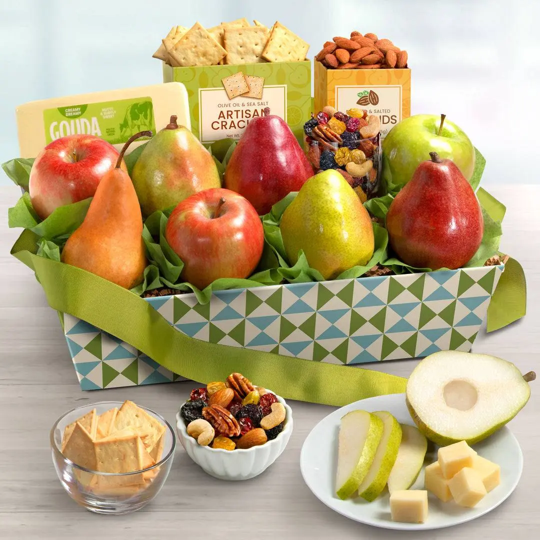 Classic Fruit and Gourmet Gift Basket