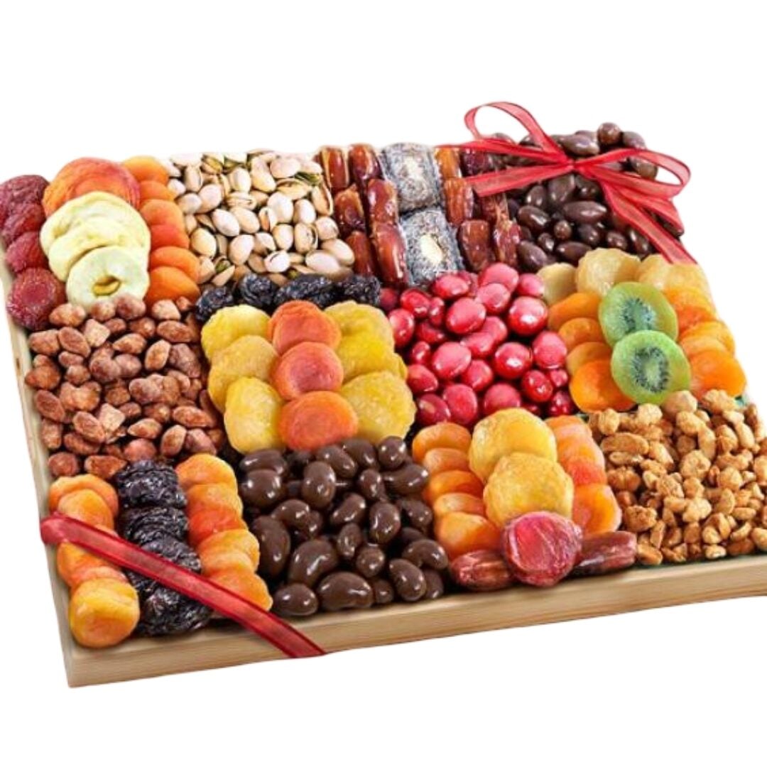 Sweet Extravagance Grand Chocolate, Nuts and Fruit Tray