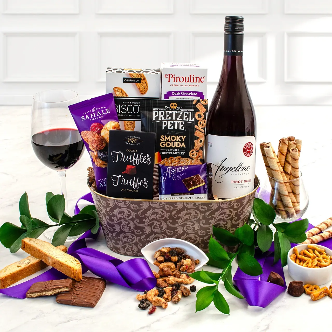 Cabernet and Chocolate Gift Basket