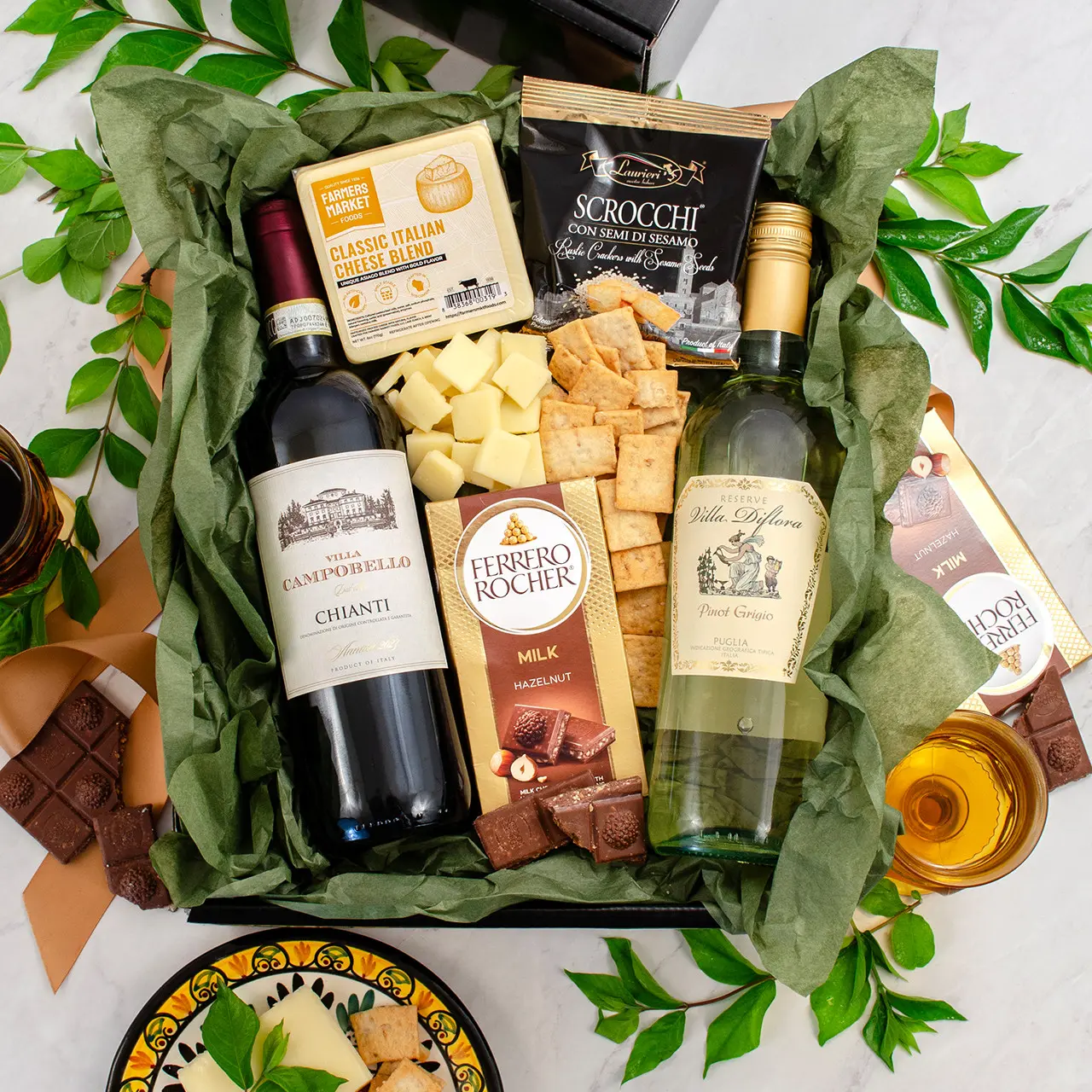 Italian Duo Wine Gift Box