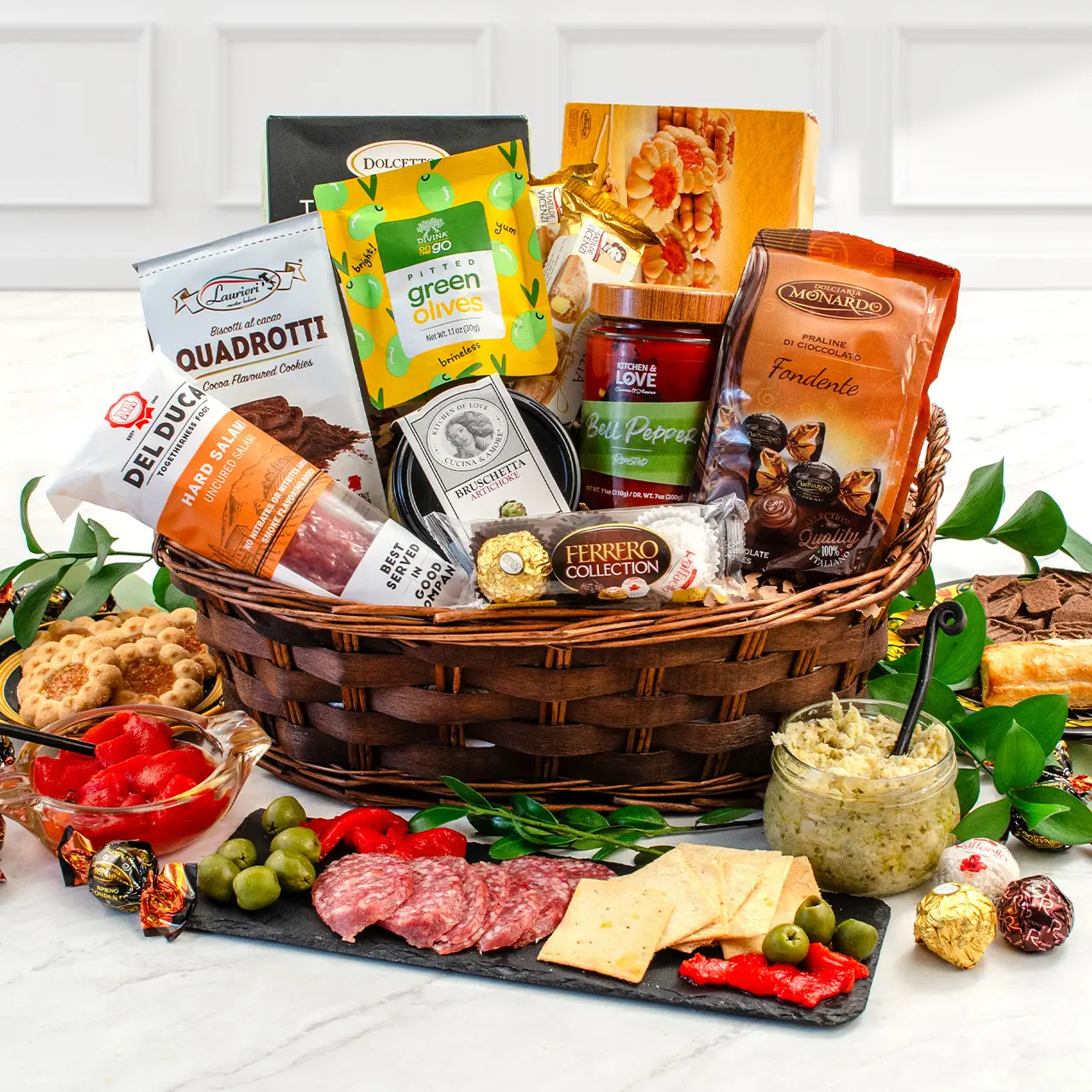 Italian Temptations Gourmet Gift Basket