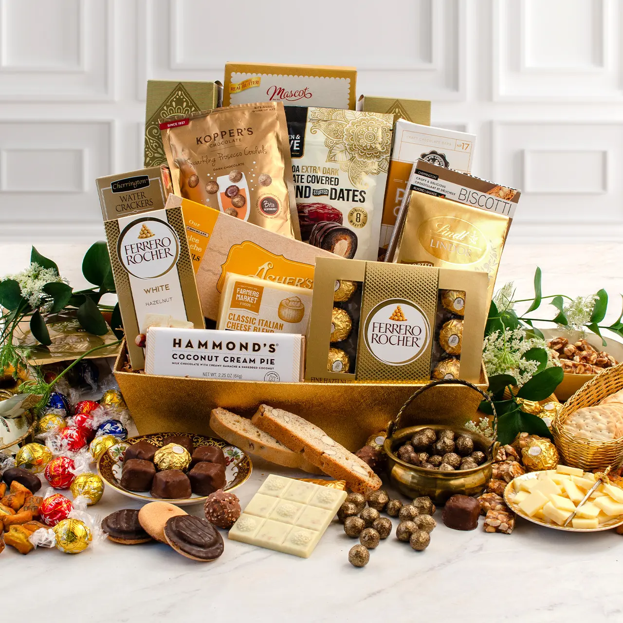 Gourmet Treasures Gift Basket