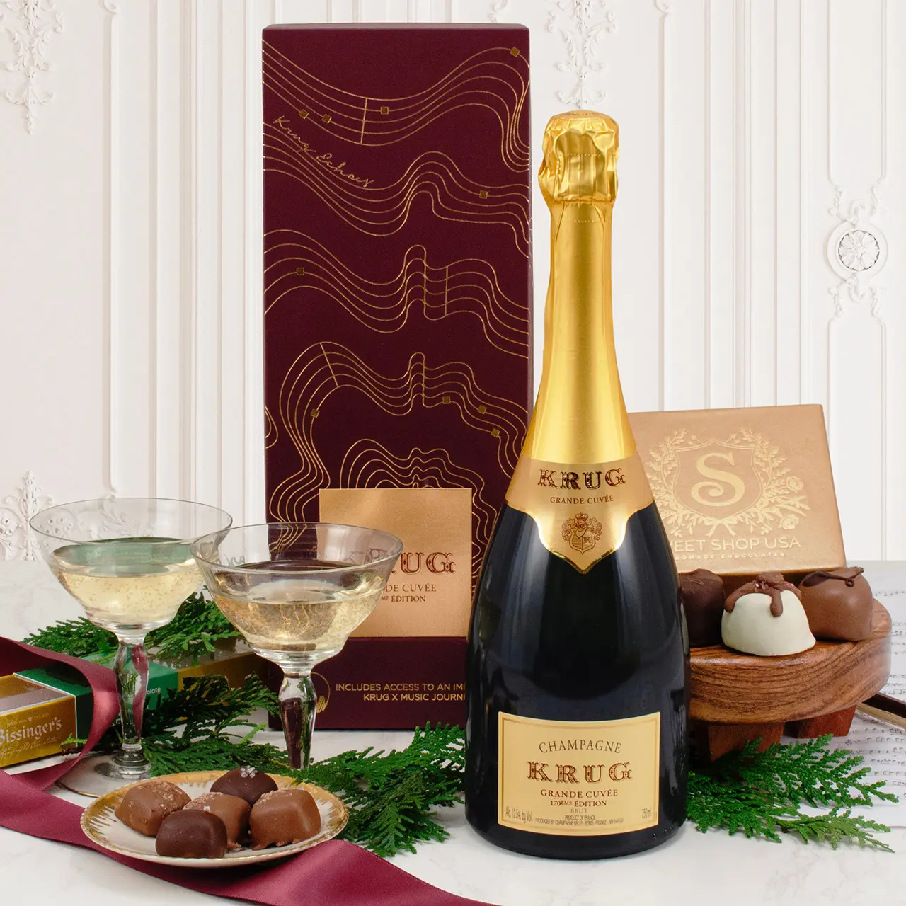 Krug & Truffles Champagne Gift Basket
