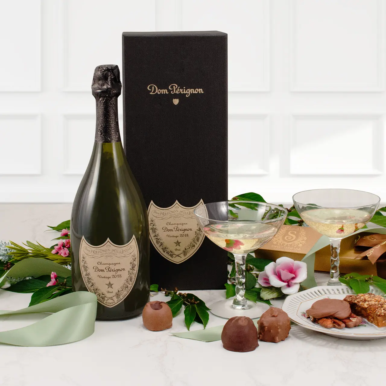 Dom Pérignon & Truffles Champagne Gift Basket