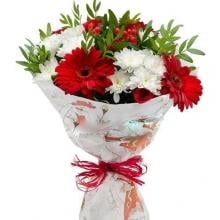 Chrysanthemum And Gerbera Bouquet