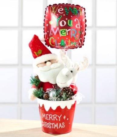 Christmas Santa Bucket