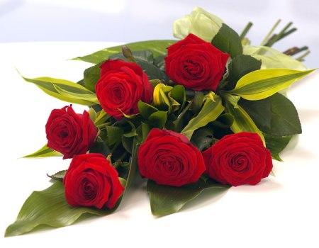 6 Red Roses Bouquet