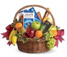 Fruits And Sweets Christmas Basket