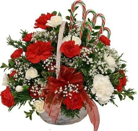 Holiday Flower Basket