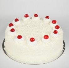 Vanilla Snowflake Cake