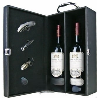 Bordeaux Wine Duo Gift Case