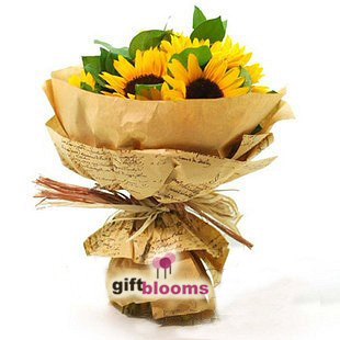 Sunflower Bouquet to Macau