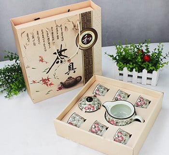 Flower Teapot Gift Set to Japan