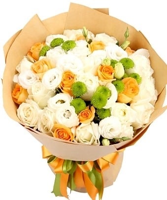 Two Dozen White and Orange to Macau