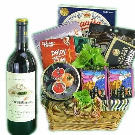 European Wine Gift Basket