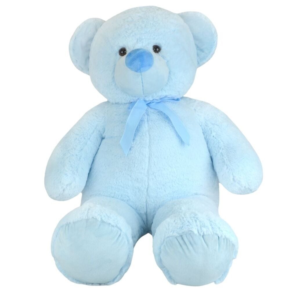 Jumbo My Buddy Teddy Bear Blue soft toy 120cm