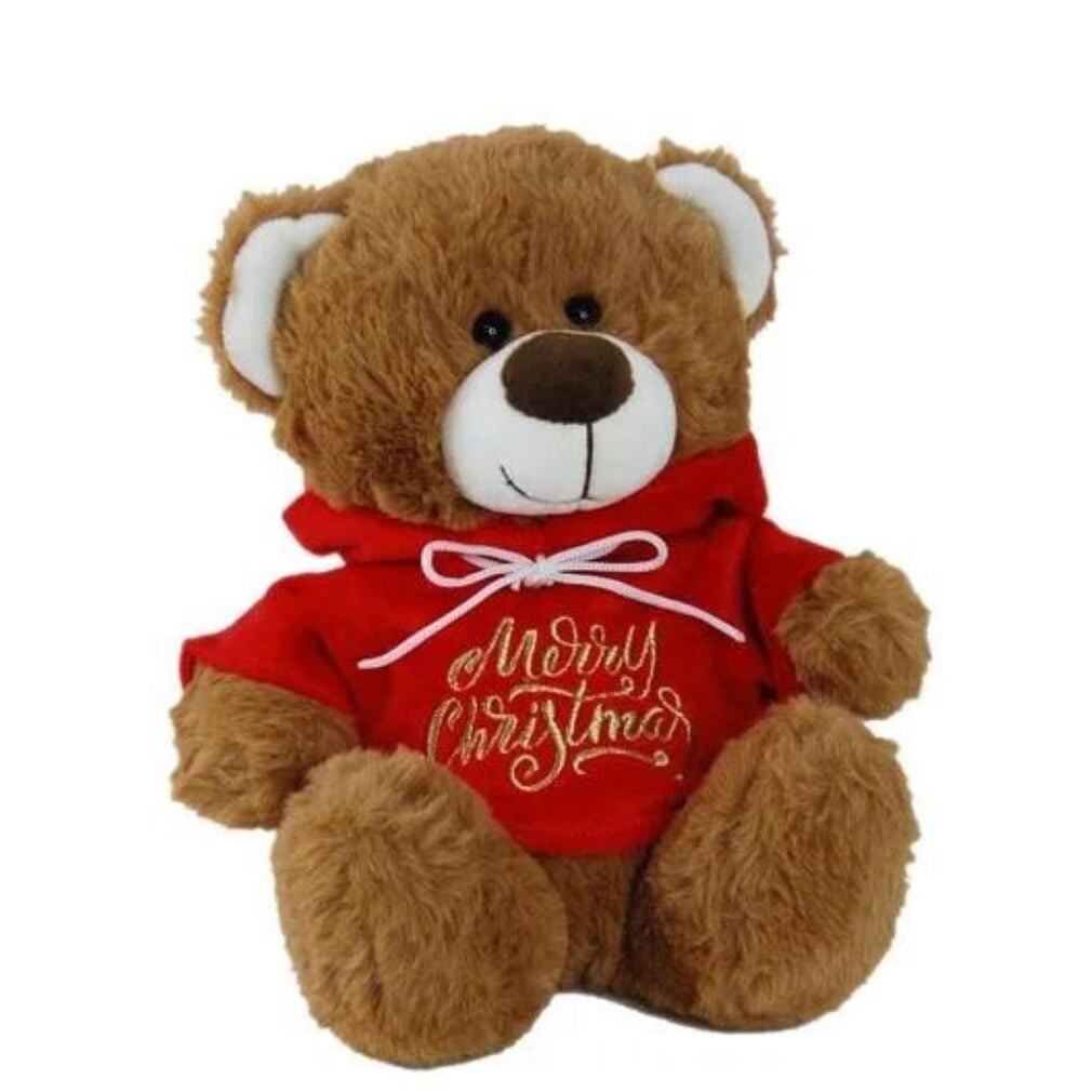 Christmas Teddy Bear Red Hoodie
