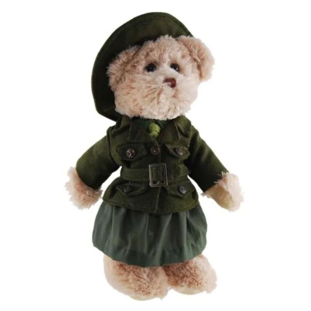 Army Nancy Teddy Bear Dressed in Cammo Tic Toc Teddies