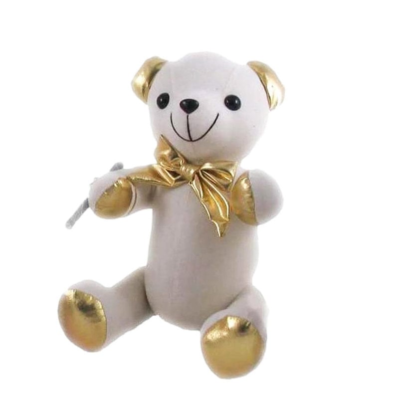 Graduation Signature Message Bear Gold With Pen