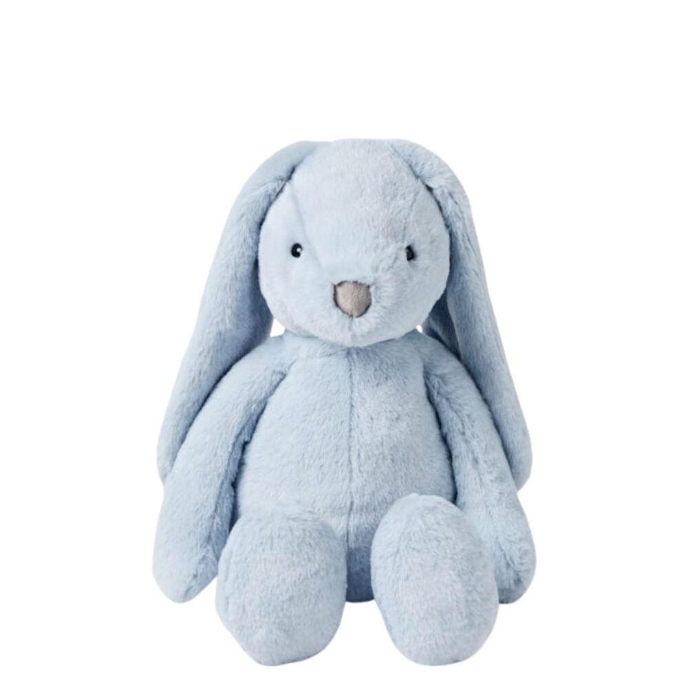 Jiggle and Giggle Pale Blue Bunny Small Soft Plush Toy 25cm