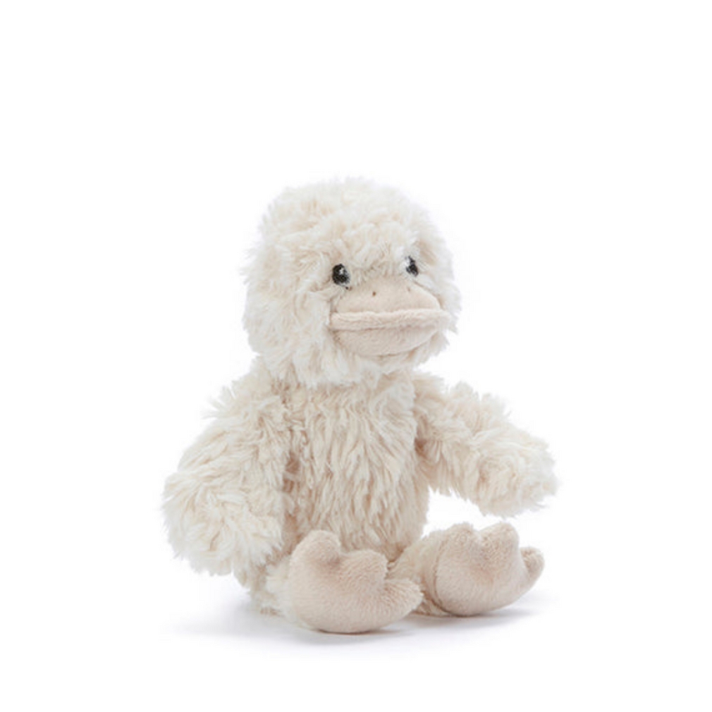 Mini Bill the Duck Rattle babysafe soft plush by Nana Huchy