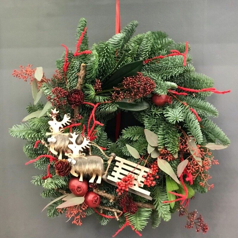 Door or table advent wreath, 40cm