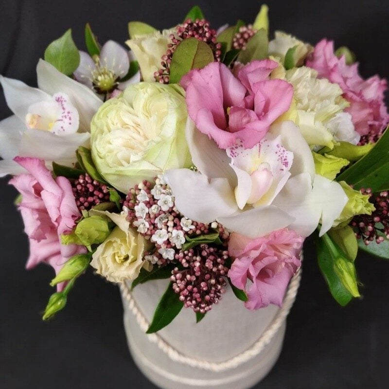 Flower box with orchid (Standard)