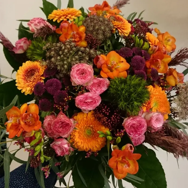A mixture of autumn colors