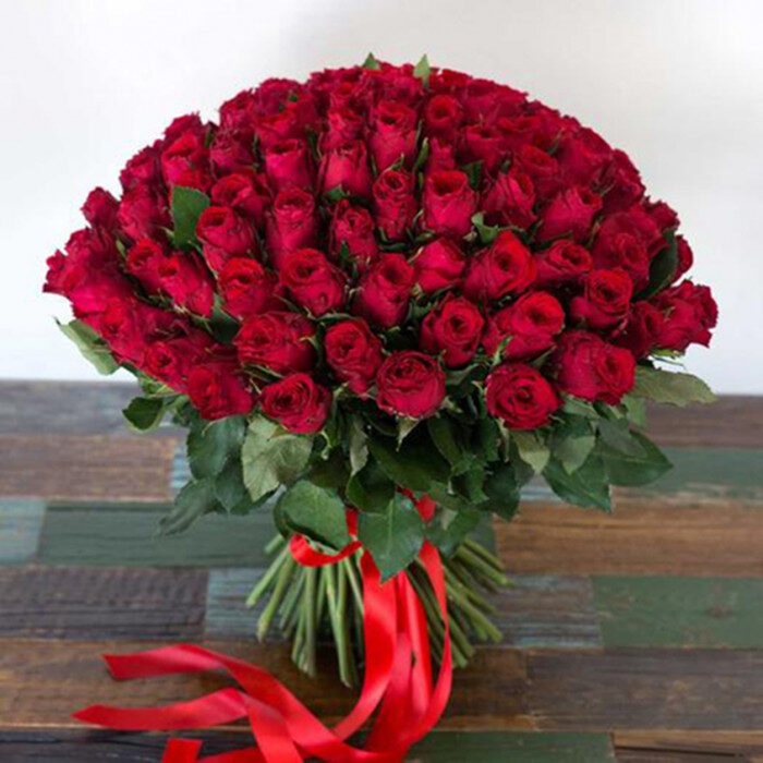 101 Red Rose (40 cm)