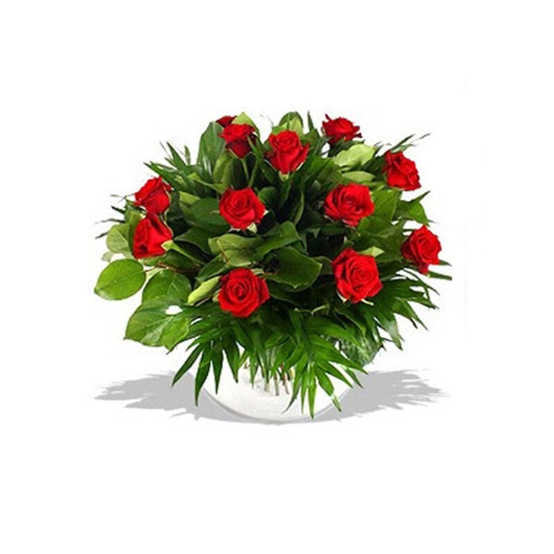 Red roses bouquet