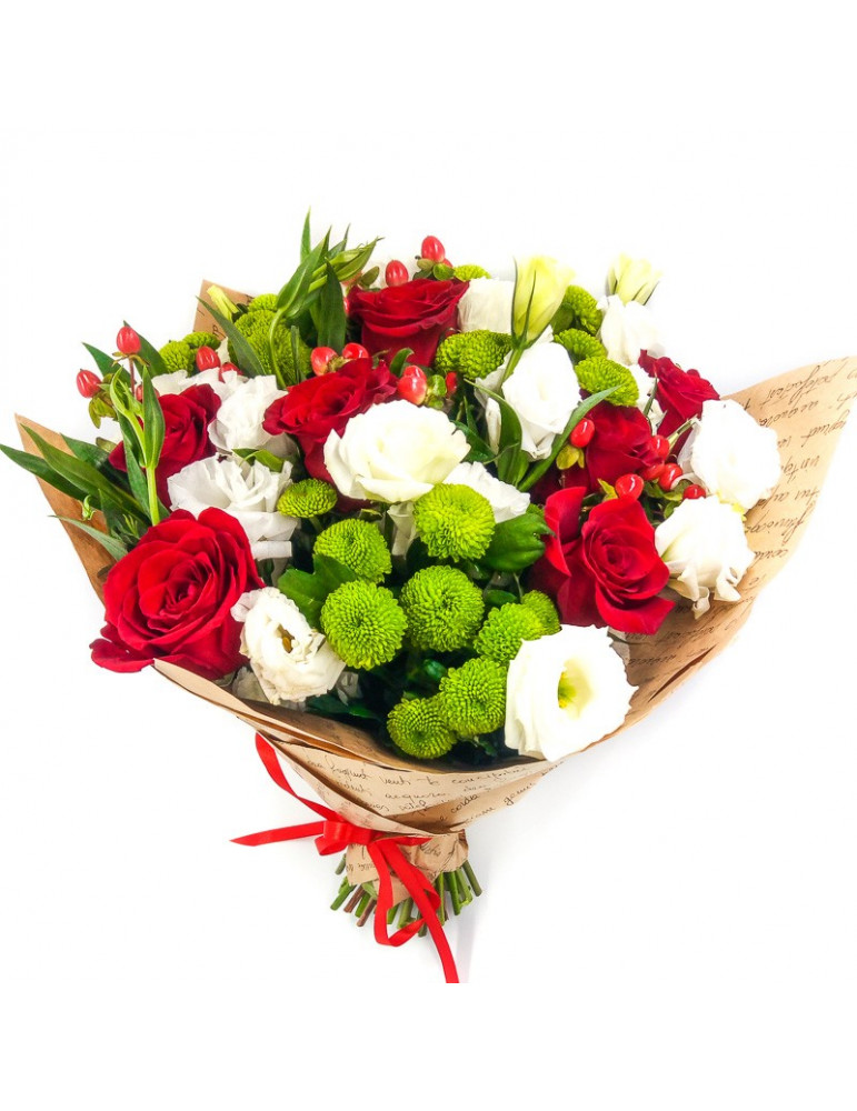 Roses And Chrysanthemum Bouquet Wilda